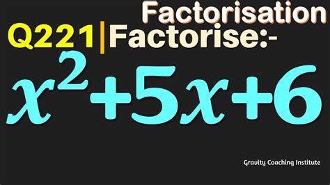 factor of x 2 5x 6|factorise x 2 5x 6.